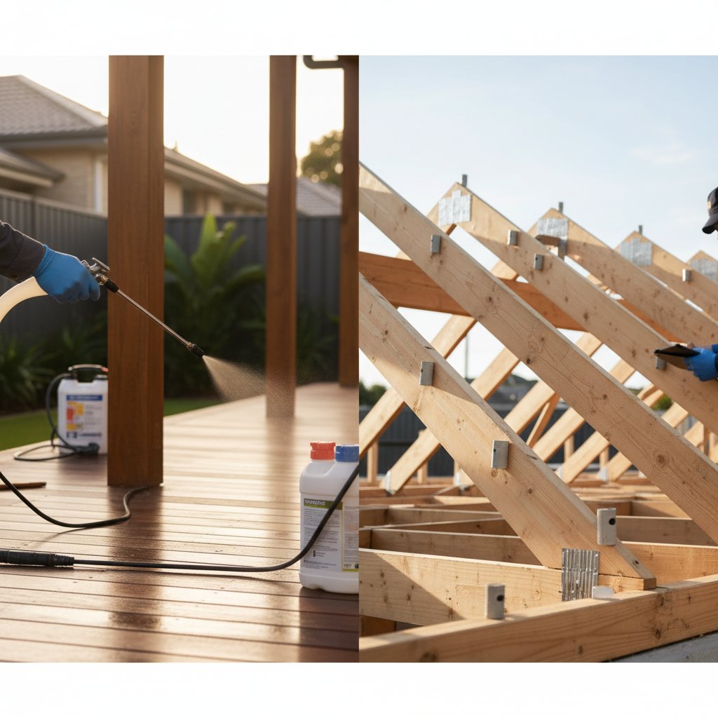 The real cost of Termite protection for timber decking and wooden roof trusses: Chemical vs. baiting systems: hidden expenses revealed